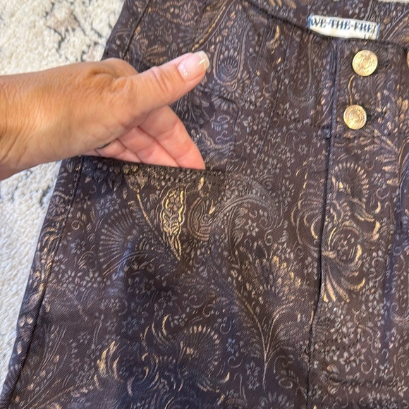 NWT Free People Jayde high rise, flare legged chocolate jeans - Picture 5 of 9